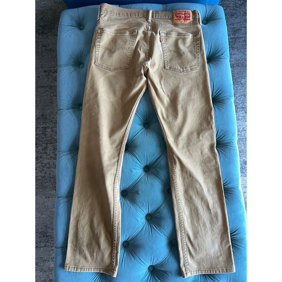 Levi’s 513 Men’s Brown/Tan Khaki Colored Jeans 31 x 30 - Picture 7 of 11